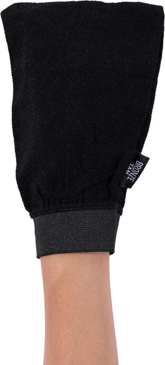 Alt view image 4 of 7 - Bronze Tan Self Tan Remover Mitt and Exfoliating Glove for Sunless Tanning