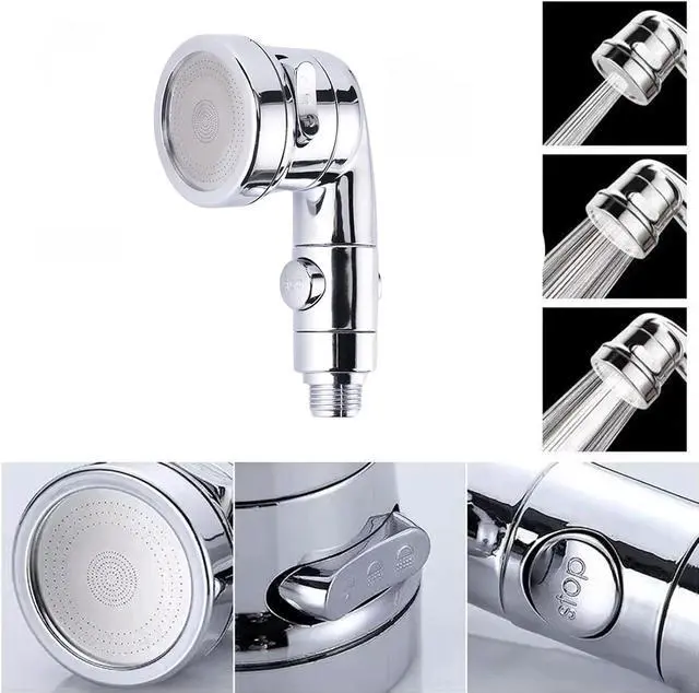 Alt view image 2 of 6 - Sink Faucet Sprayer Attachment - Salon Shampoo Bowl Spray Head, Pedicure Chair Shower Head With Stop Water-saving Function, Adjustable Handheld Sprayer for Salon & Spa Chairs