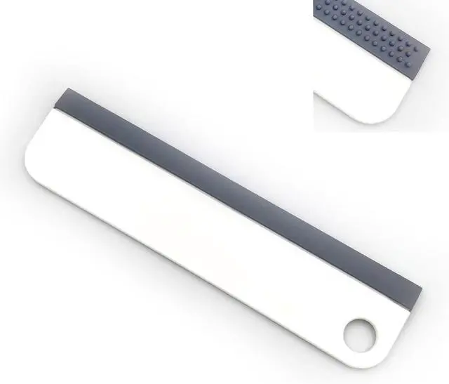 Alt view image 2 of 7 - All-Purpose Mini Soft Rubber Window Squeegee Window Scrubber Scraper Glass Cleaning Squeegee Tool for Glass,Shower Door,Mirrors,Bathroom,Kitchen Countertops,Car Windshield (1)