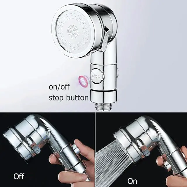 Alt view image 6 of 6 - Sink Faucet Sprayer Attachment - Salon Shampoo Bowl Spray Head, Pedicure Chair Shower Head With Stop Water-saving Function, Adjustable Handheld Sprayer for Salon & Spa Chairs