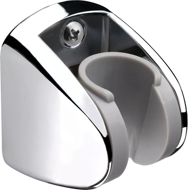 Main image of YOO.MEE Wall Mount Shower Bracket, Wide Angle Adjustment, Screw Fix, Chrome