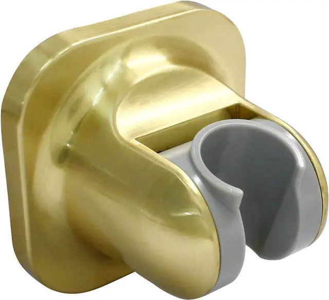 Alt view image 2 of 5 - Zorfeter Adjustable Gold Handheld Shower Head Holder Plastic