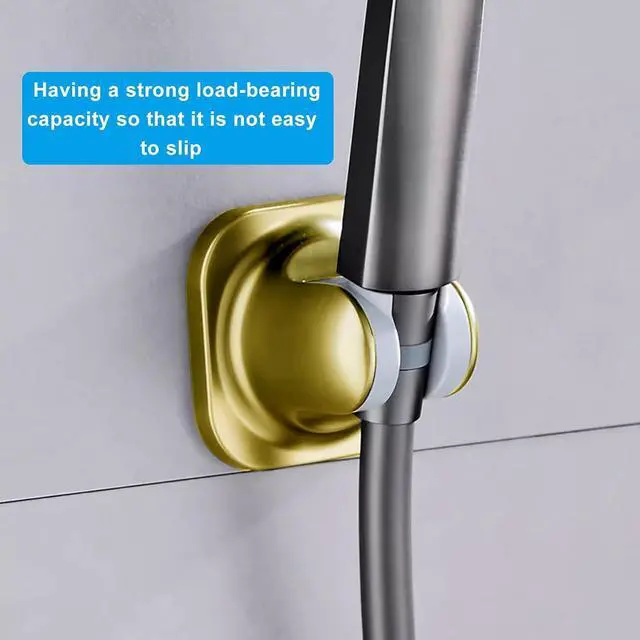 Alt view image 4 of 5 - Zorfeter Adjustable Gold Handheld Shower Head Holder Plastic