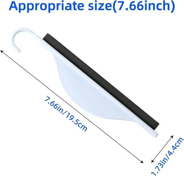 Alt view image 4 of 4 - 2 Packs Small Shower Squeegee for Glass Doors,Squeegee for Shower Glass,mini Bathroom Squeegee for Window