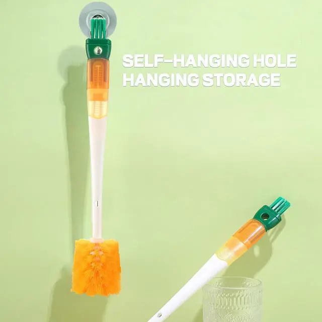 Alt view image 6 of 7 - Baby Bottle Brush Cleaner,5 in 1 Water Bottle Cleaner Brushes for Cleaning