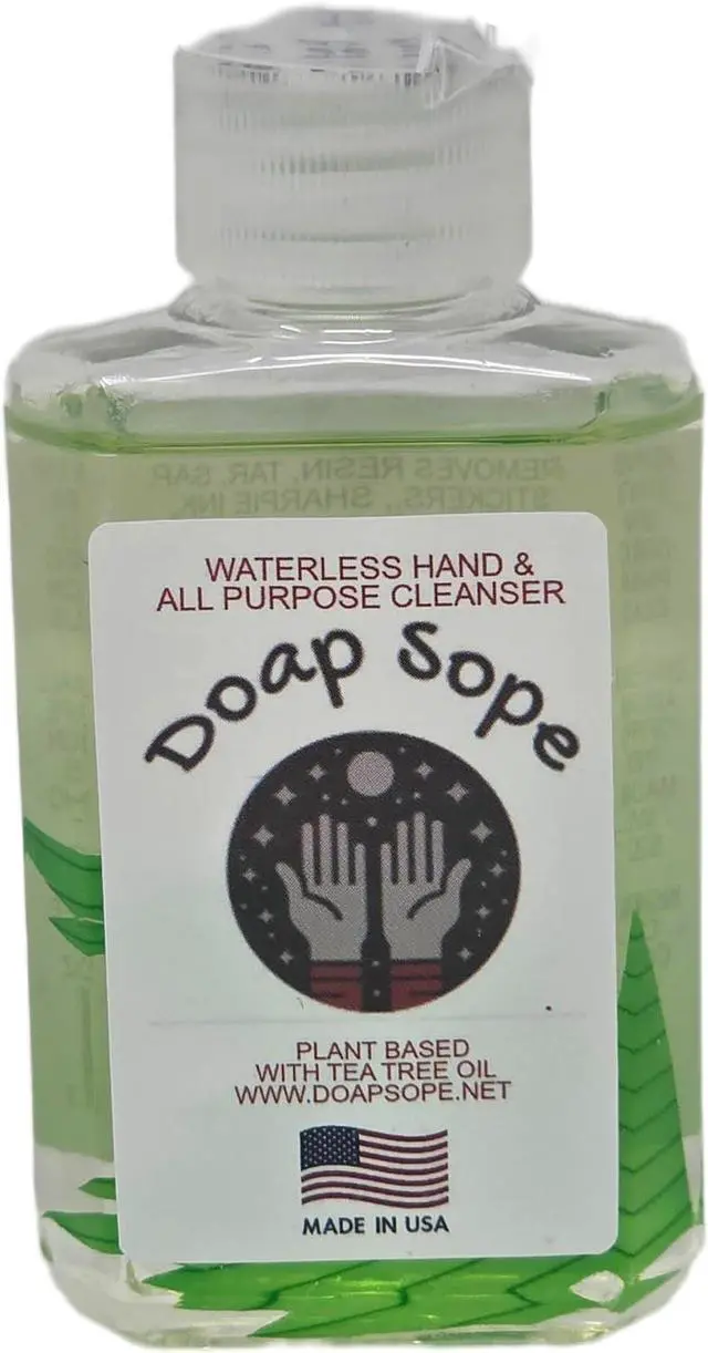 Main image of It's not SOAP (Dope Soap) Plant-Based, Hand/Multi-Purpose Cleanser with Tea Tree Oil and NO ALCOHOL. Hand cleanser/Industrial degreaser. Resin, Tar, Sap, Soot, Ink, Stain etc.