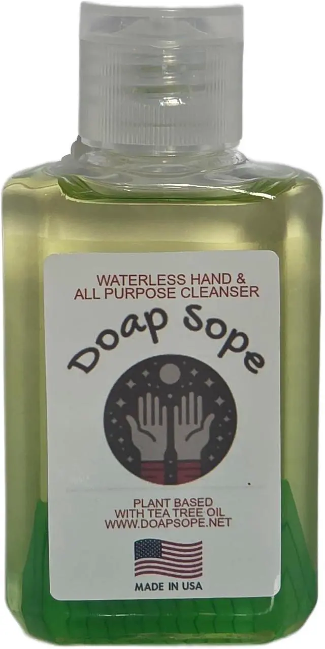 Alt view image 2 of 4 - It's not SOAP (Dope Soap) Plant-Based, Hand/Multi-Purpose Cleanser with Tea Tree Oil and NO ALCOHOL. Hand cleanser/Industrial degreaser. Resin, Tar, Sap, Soot, Ink, Stain etc.