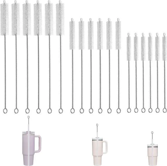 Main image of 18 Pack Extended Handle Straw Cleaner Brushes
