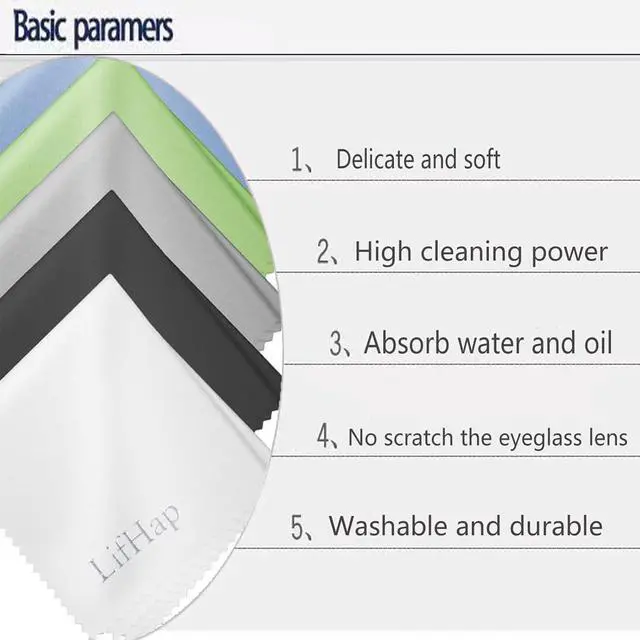 Alt view image 5 of 7 - 15 Pack Glasses Cleaning Cloths - Glasses & Eyeglass Cleaner Wipes|Lens Cleaning Wipes for Mobile Phones, Watches, Screens and All Delicate Surfaces(7 "x 6")