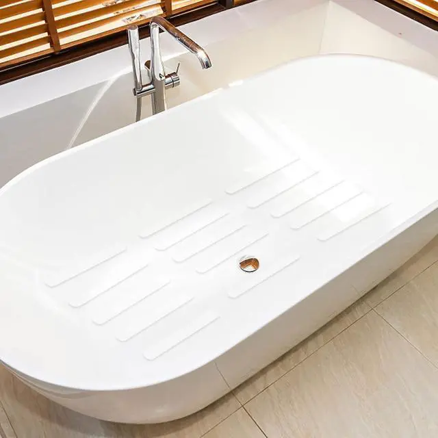 Alt view image 2 of 7 - Kyerivs Anti Slip Strips Safety Shower Bathtub Non Slip Stickers Clear