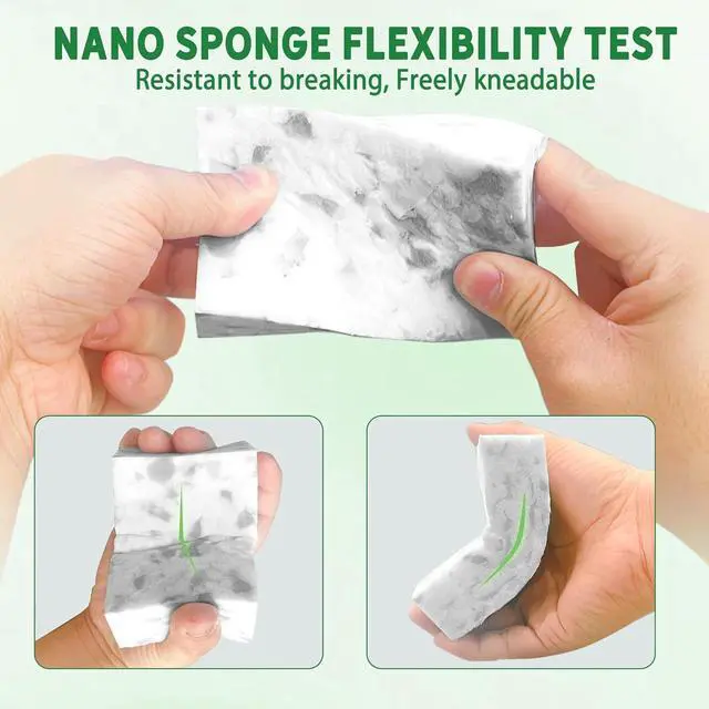 Alt view image 7 of 7 - Multi-Purpose 3.5X High-Density Melamine Foam Cleaning Pads in Bulk 50