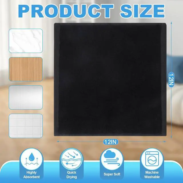 Alt view image 2 of 7 - 6 Pack Bamboo Fiber Washcloths Face Towels for Body