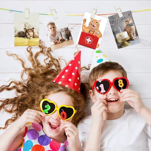 Alt view image 6 of 7 - 128 Pcs Mini Photo Clips, Small Wooden White Clothespins 1.4 Inch
