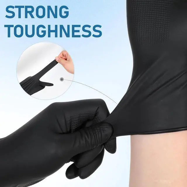Alt view image 4 of 7 - SynHHergyx Hair Dye Gloves, 3 Pcs Reusable Rubber Gloves Hair Color Glove Professional Hair Dying Tools for Home Salon Barber