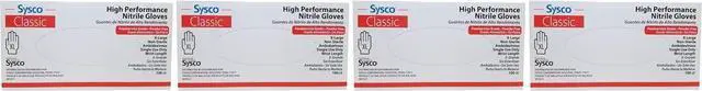 Main image of SYSCO HIGH Performance Nitrile Gloves Size XL Powder Free - 100 Gloves per Box