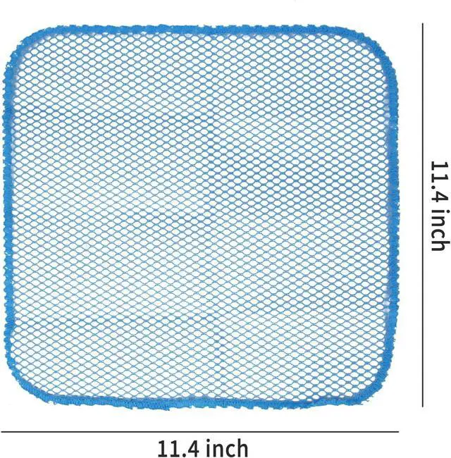 Alt view image 2 of 6 - 4 Pcs Heavy Duty Dish Scrubbers, Non-Scratch Scouring Pads - Odorless & Long Lasting Mesh Dish Cloth - Replace Sponges - Kitchen, Floor and Bathroom Usage