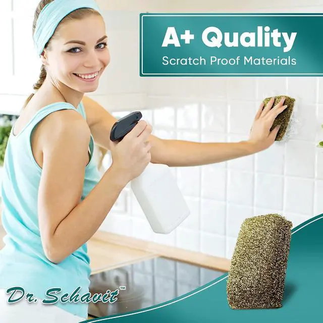 Alt view image 2 of 5 - Perfect Scour 2 Pack Scrub Sponges for Kitchen - Multipurpose Non-Scratch Sponge with Heavy Duty Scouring Power - Soft and Fast Cleaning Scrubber for Cleaning Dishes, Pans, Pots and Hard Stains