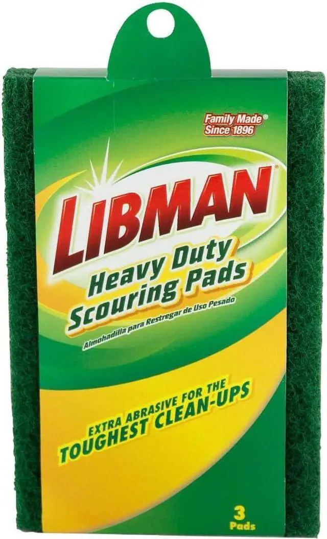 Main image of Libman 66 Heavy Duty Scouring Pads, 7" Scrub Surface