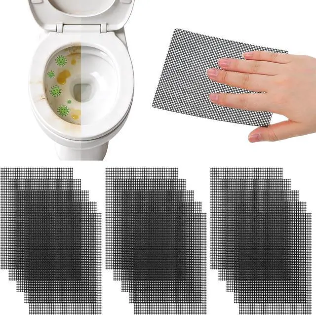 Main image of 15Pcs 5.5" x 4" Cleaning Mesh Pads Cleaning Screens for Toilets