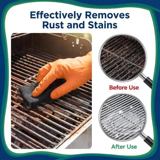 Alt view image 7 of 7 - 15Pcs 5.5" x 4" Cleaning Mesh Pads Cleaning Screens for Toilets