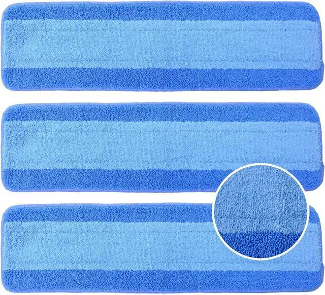 Main image of 3 Pack Microfiber Cleaning Pads Compatible with Bona Mop Replacement Pad