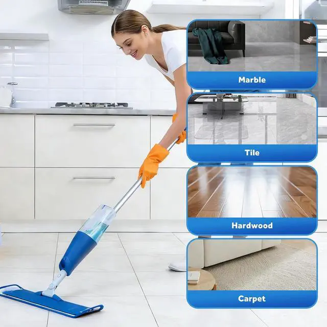 Alt view image 6 of 6 - 3 Pack Microfiber Cleaning Pads Compatible with Bona Mop Replacement Pad