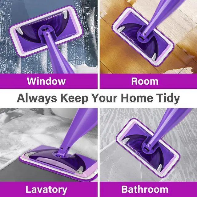 Alt view image 6 of 7 - Reusable Mop Pads for Swiffer WetJet, Wet Pads Refills for 12'' Spray Mop, Microfiber Refill Machine Washable Up to 100+ Floor Cleaning for All Kinds of Floor Types, 7 Pack