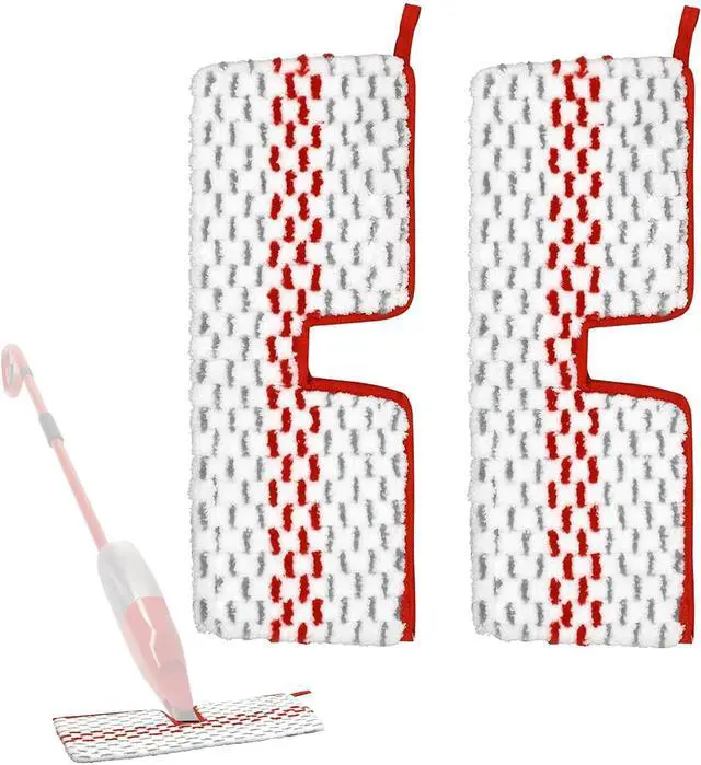 Main image of 2 Pack Microfiber Spray Mop Pads Compatible with O-Cedar Promist