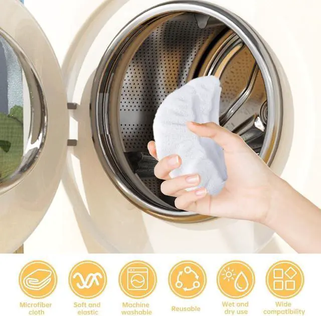 Alt view image 4 of 7 - Steam Cleaner Accessories, Universal Reusable Steam Mop Pads, Steam Shot Attachments, Handheld Steam Cleaner Washable Microfiber Cloth (10 PCS)