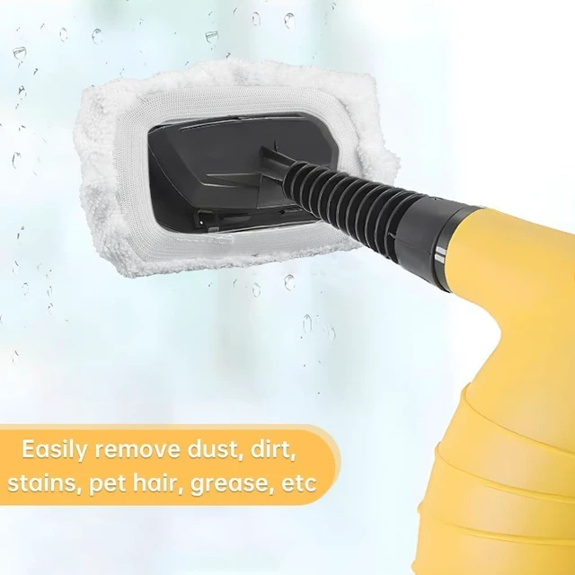 Alt view image 7 of 7 - Steam Cleaner Accessories, Universal Reusable Steam Mop Pads, Steam Shot Attachments, Handheld Steam Cleaner Washable Microfiber Cloth (10 PCS)