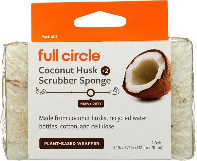 Main image of Cleana Colada Heavy Duty Coconut Scrubber Sponges 2ct, 2 CT