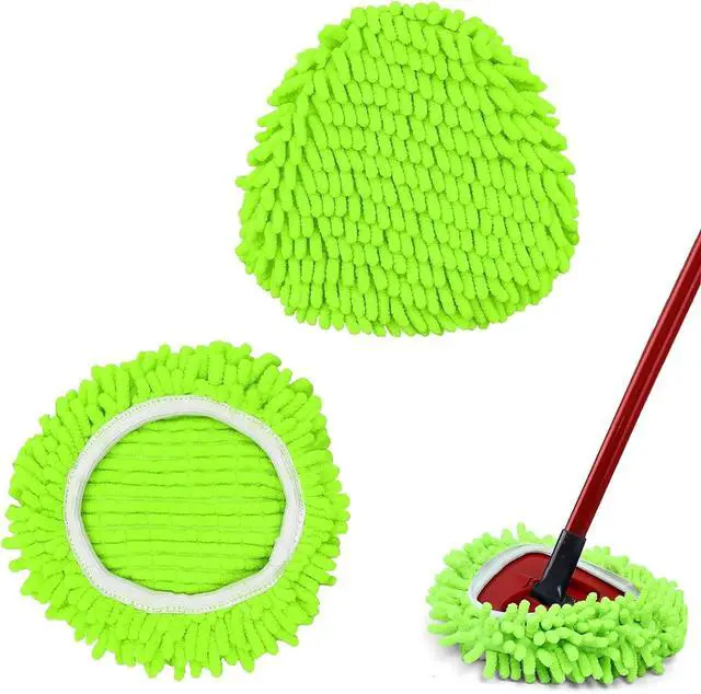 Main image of YWSHF 2 Pack Spin Mop Heads Replacements for Ocedar 1 Tank,Green