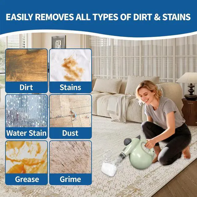 Alt view image 5 of 7 - 16-Pack Universal Microfiber Cloths, Handheld Steam Cleaner Attachments - Steam Cleaner Accessories Compatible with Bissell Steam Shot, Wagner, McCulloch, Comforday, PurSteam and More