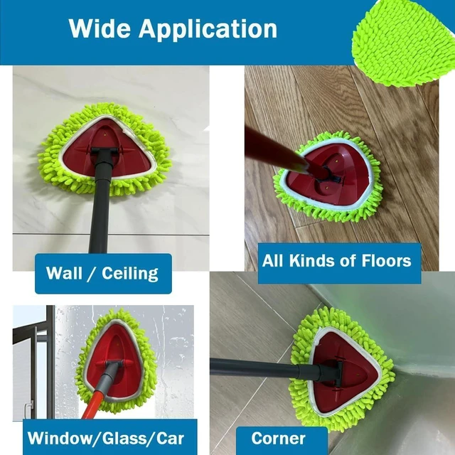 Alt view image 7 of 7 - 3 PCS Chenille Duster Replacement Heads Fits for Ocedar Easywring 1 Tank