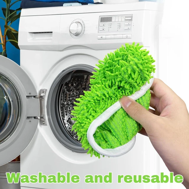 Alt view image 7 of 7 - Septo 8Pcs Reusable Microfiber Mop Pads, Replacement Compatible with Sweeper Mop, Refills & Washable Dry Sweeping Cloths for Surface Hardwood Floor Cleaning(Grass Green)