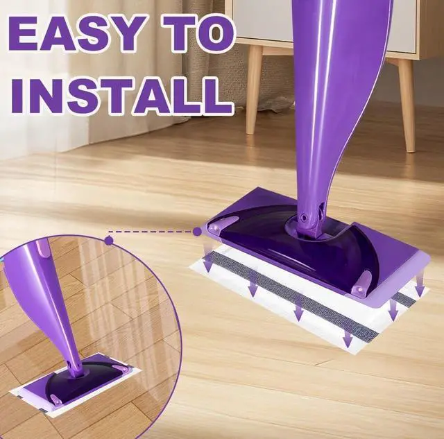 Alt view image 7 of 7 - 20 Pack Disposable Mop Pads Refill for Swiffer Wet Jet Spray Mop