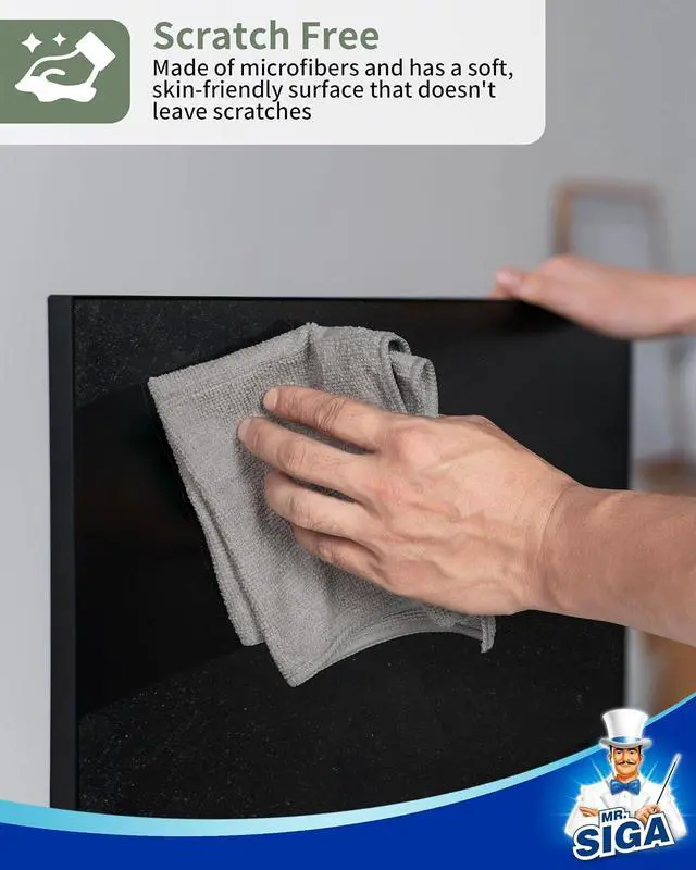 Alt view image 4 of 7 - MR.SIGA Microfiber Cleaning Cloths, All Purpose Microfiber Towels, 15 Pack
