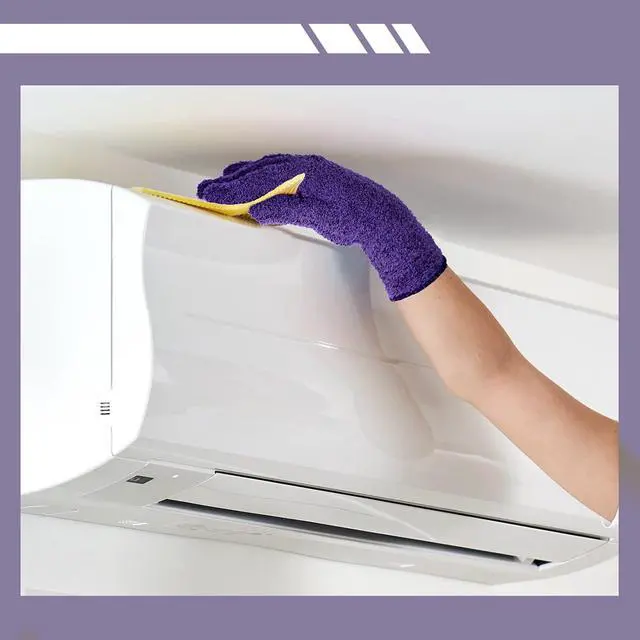 Alt view image 6 of 6 - Bencailor 3 Pairs Microfiber Dusting Gloves Plants,Purple, Blue, Rose Red