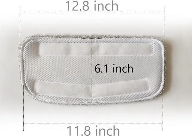 Alt view image 2 of 7 - GorFanty 2 Packs Steam Mop Pads for GorFanty GF-6610B/GF-6610 Model Steam Mop Washable, Reusable, Highly Absorbent Microfiber Steam Mop Replacement Pads.