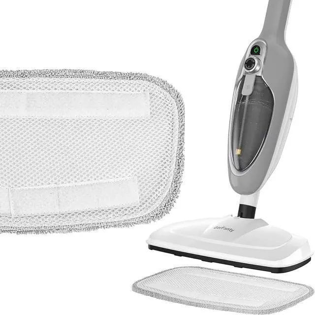 Alt view image 4 of 7 - GorFanty 2 Packs Steam Mop Pads for GorFanty GF-6610B/GF-6610 Model Steam Mop Washable, Reusable, Highly Absorbent Microfiber Steam Mop Replacement Pads.