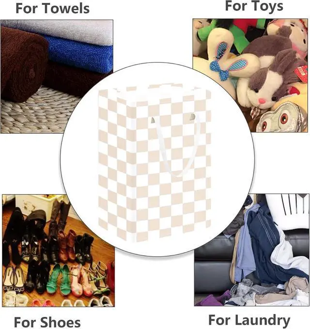 Alt view image 7 of 7 - MAIZMZ Foldable Storage Basket with Waterproof Lining,75L Collapsible Girls Organizer Kids Laundry Hamper with Handles for Bedroom, Laundry, Living Room, Kids' Toys, and Camping