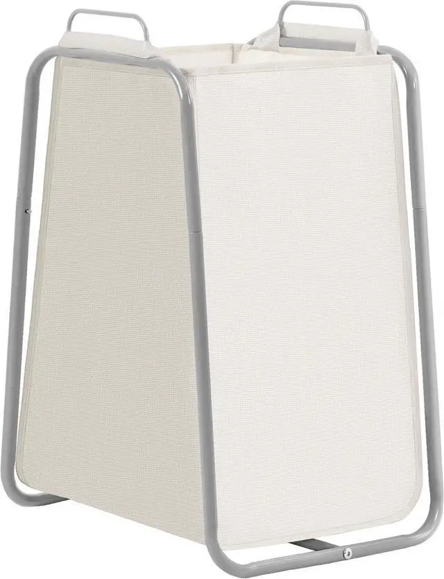 Main image of STORAGE MANIAC Metal Rack Laundry Hamper, 85L Large Laundry Basket with Convenient Handle, Freestanding Dirty Clothes Hamper for for Dorm, College, Small Space, Closet, Bedroom, Beige