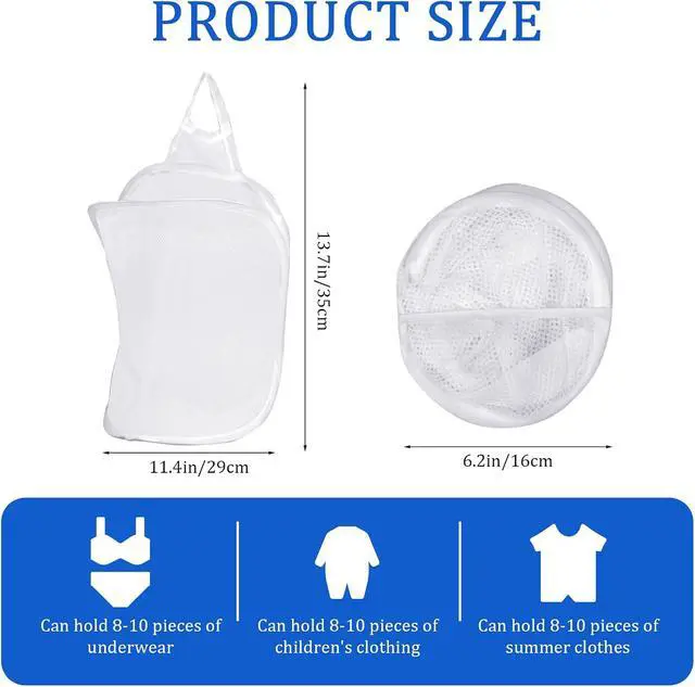 Alt view image 2 of 7 - Mozeat Lens Space-Saving Hanging Laundry Hamper, White, Polyester, Portable, Hangable, Foldable