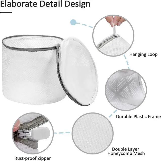 Alt view image 4 of 7 - GOGOODA Laundry Mesh Bra Wash Bag for Lingerie, Underwear, Delicates, 3 PCS