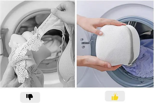Alt view image 7 of 7 - GOGOODA Laundry Mesh Bra Wash Bag for Lingerie, Underwear, Delicates, 3 PCS