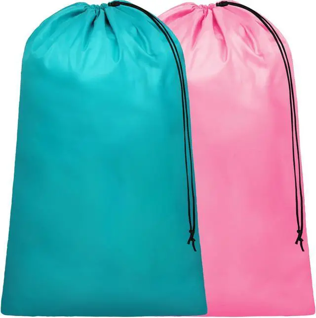 Main image of Travel Laundry Bags 2 Pack - Dirty Clothes Travel Bag for Cruise, 24x36 in