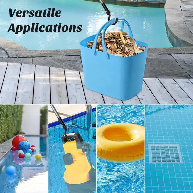 Alt view image 5 of 7 - Hook for All Robotic Pool Cleaner, Keyrank Pool Accessories Hook Customized for Pool Vacuum Robot Including Cordless,Above Ground and Underwater,Attaches to Telescopic Poles