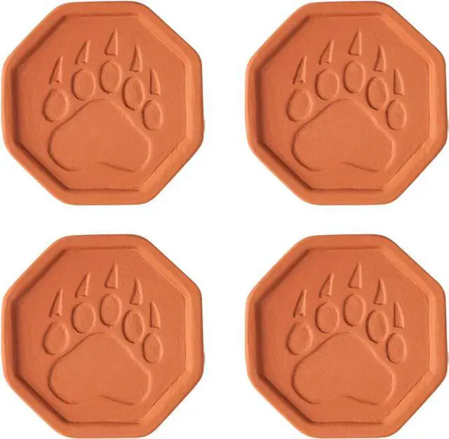 Main image of 4 PCS Brown Sugar Saver Terracotta Bear Paw Disc Softener Desiccant keeper