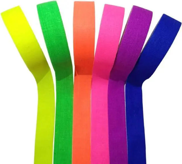 Alt view image 2 of 7 - Fluorescent Green Gaffer Tape Neon Green Gaffers Spike Tape Black Light UV Reactive Fluorescent Spike Tape for Stage,Party Play Grid Floors Color Coding Art Crafts(1IN x 33 Feet) (Green)