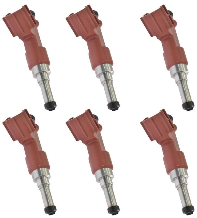 Main image of Six fuel injectors 23250-31050 P6